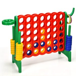 Jogo Connect 4 gigante Jumbo com 42 anéis - Cinza