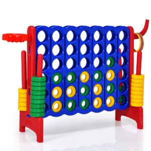 Jogo Connect 4 gigante Jumbo com 42 anéis - Branco