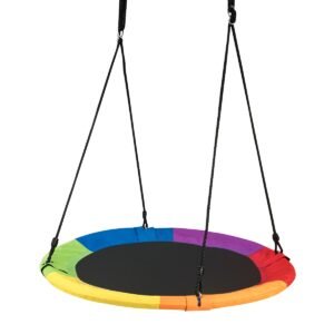 Balanço de jardim balanço infantil para áreas externas balanço Nest Swing até 150 kg colorido/verde-verde