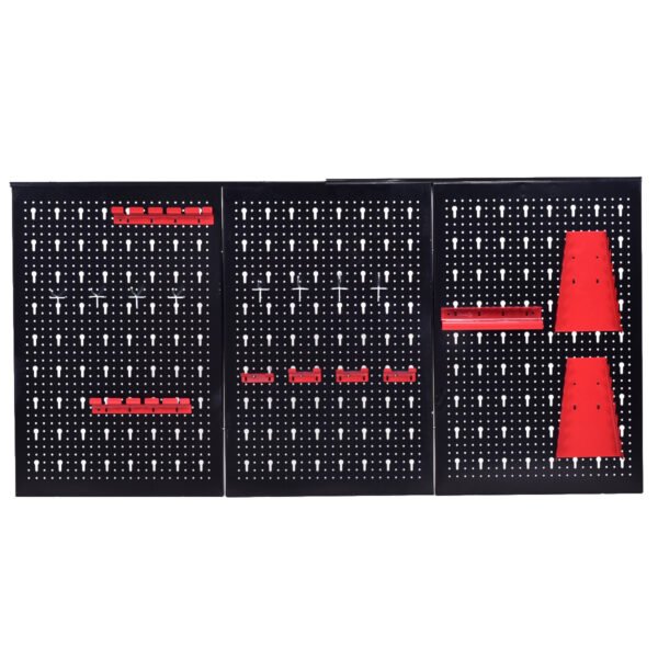 Painel perfurado de metal para ferramentas de garagem, 61 x 122 cm (24" x 48")