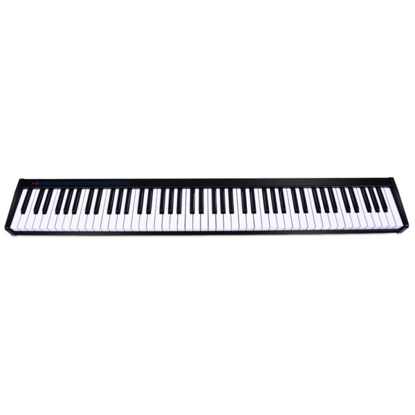 Teclado de piano digital portátil com 88 teclas, instrumento musical eletrônico, piano infantil, piano infantil preto.