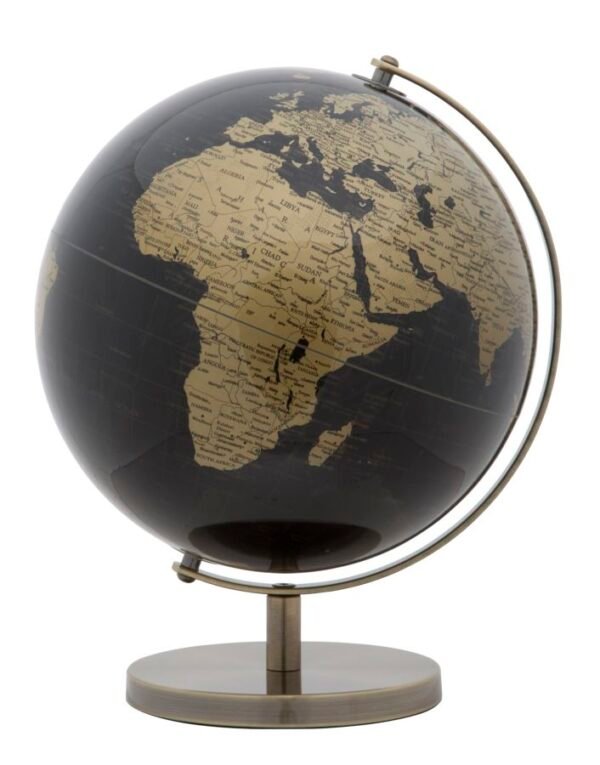 MAPA MUNDO BRONZE CM Ø 25X34