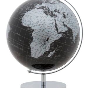 MAPA MUNDO PRETO CM Ø 25X34