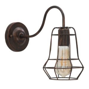 LÂMPADA DE PAREDE INDÚSTRIA -B- 33X15X27,5 CM