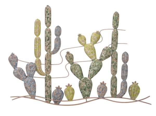 PAINEL DE FERRO CACTUS -B- 90X2,5X64 CM
