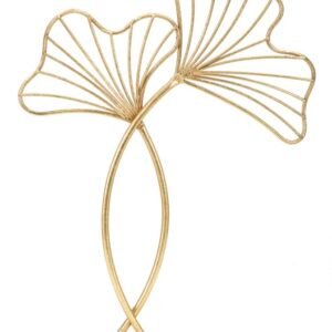 ESCULTURA FOLHA GLAM CM 25X8,5X35