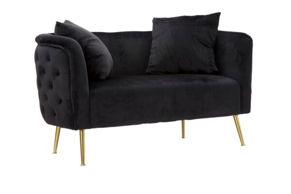 SOFÁ PRETO BUCARESTE CM 127X74X71