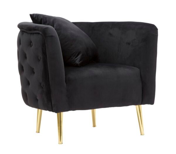 POLTRONA BUCARESTE PRETOCM 76X74X71