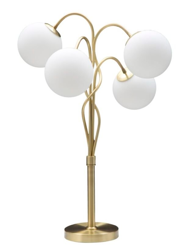CANDEEIRO DE MESA GLAMMY 4 LUZ CM Ø 53X74