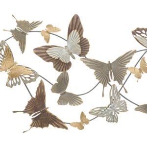 PAINEL DE FERRO INTELIGENTE BORBOLETA 118X3X52 CM