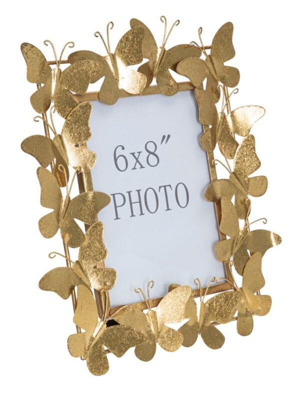 QUADRO BUTTERFLY GLAM CM 28X11,5X30,5 (MEDIDA INTERNA CM 15X20)