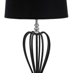 CANDEEIRO DE MESA PRATA ESCURO CM Ø 28X56