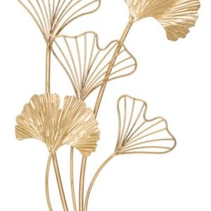 ESCULTURA DE FOLHA 26X11,5X44,5 CM