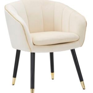 POLTRONA PARIS CREME/OURO CM 62X58X78