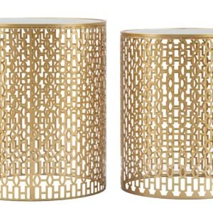 PAR DE MESAS OBLIN CM Ø 41X50-37,5X47