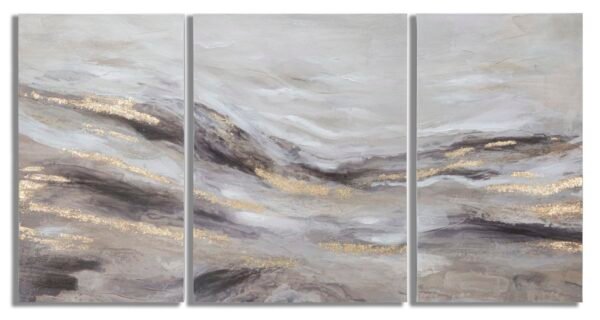 PINTURA EM TELA CONJUNTO MONTY 3 PCS CM 45X2.7X80-60X2.7X80