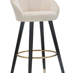 BANCO BAR CREME PRAGA 55X56X104 CM