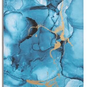 ESTAMPA PINTADA AZUL REI 80X3X120 CM