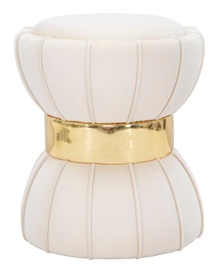 BANCO FLOR CM CREME CM Ø 40X44