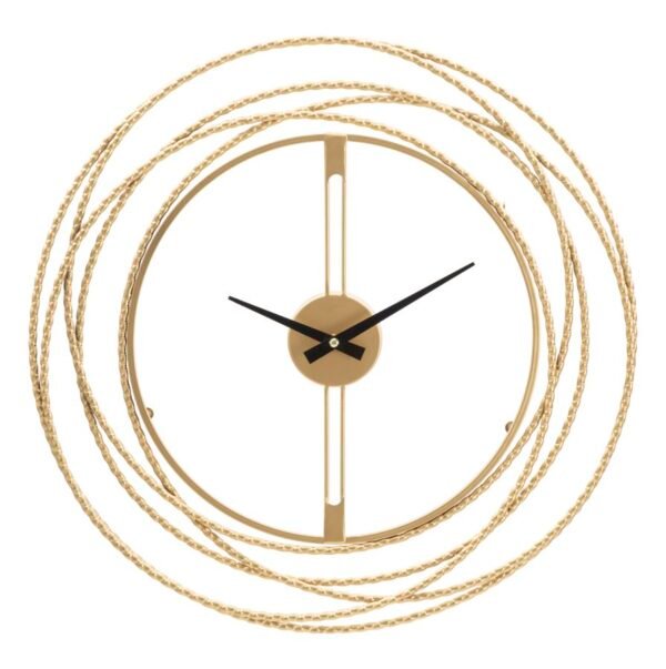 RELÓGIO DE PAREDE TIRAS DE OURO CM Ø 50X4