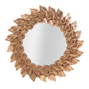 ESPELHO DE PAREDE GLAM PETAL COBRE Ø 73X5 CM