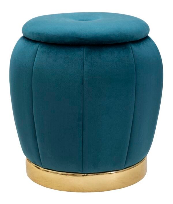 PARIS PUFF/CONTAINER OCTANIO/OURO CM Ø 43X43