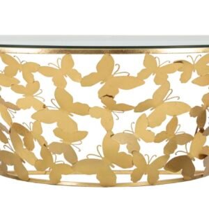 CONSOLA DE PAREDE BORBOLETAS 120X40,5X37,2 CM