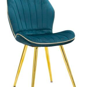 CADEIRA ESPAÇO PARIS OTTANIO/GOLD CONJUNTO 2 PCS CM 46X58X77