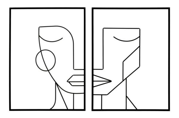 PAR PAINEL TRIBAL SIMPLESMENTE FERRO 60X1X80 CM