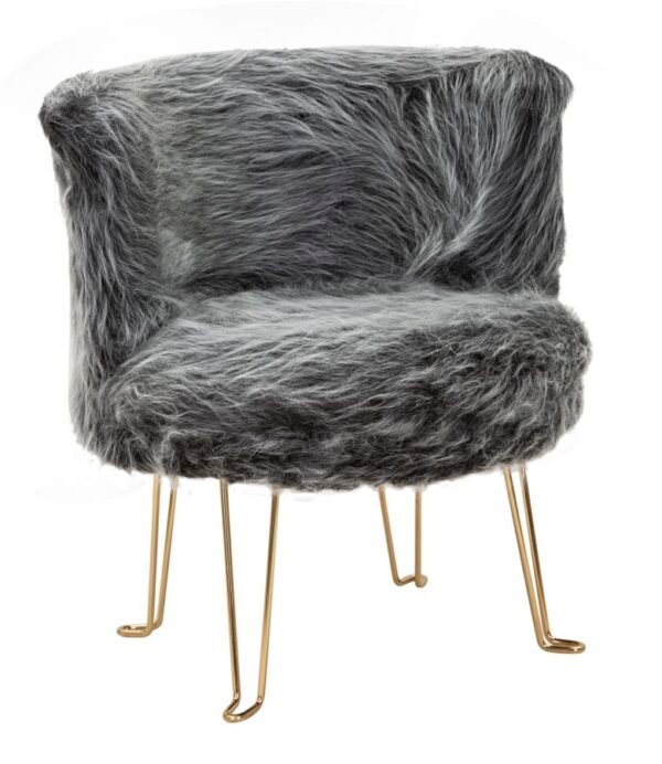 POLTRONA HACIL CINZA 73X64X77 CM