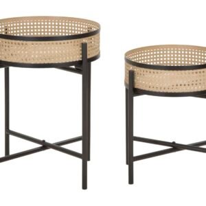 PAR DE MESAS PEQUENAS FUJI CM Ø 40X50-35X40