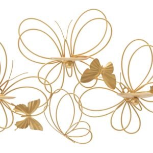 PAREDE BORBOLETAS P/CAND CM 61X12X34