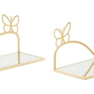 PAR DE MESA DE CABECEIRA BORBOLETA 41,5X18X21 CM