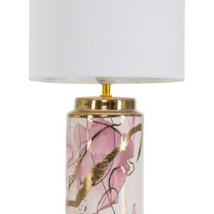 CANDEEIRO DE MESA GLAM ABSTRACT CM Ø 25X48