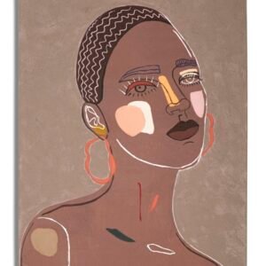 PINTURA EM TELA TRIBAL -A- 80X2,8X100 CM