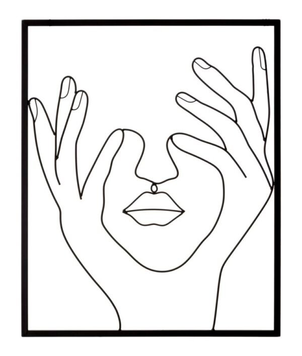 PAINEL DE FERRO SIMPLY FACE 50,5X1,3X61 CM