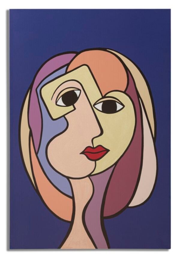 SPAMPA PINTADA DUPLA FACES GRANDE -A- CM 80X3X120