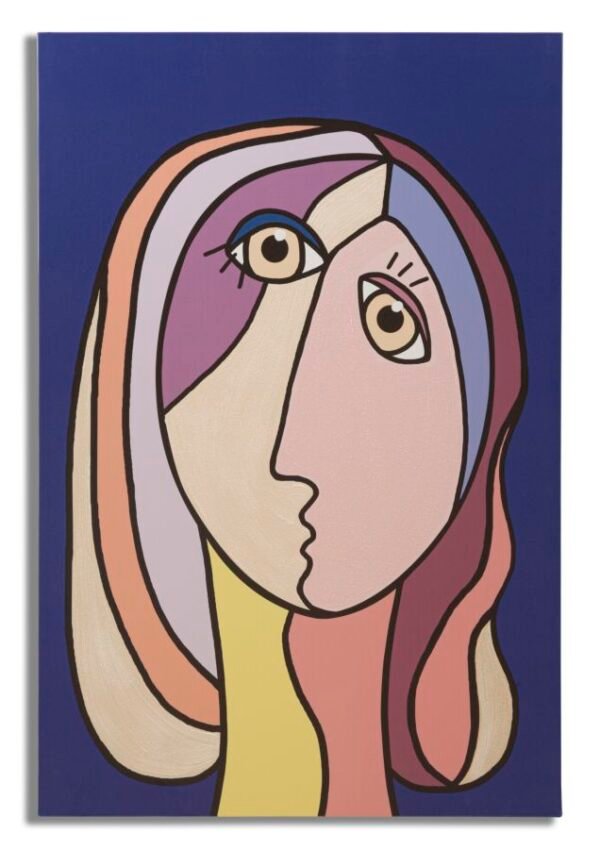 SPAMPA PINTADA DUPLA FACES GRANDE -B- CM 80X3X120