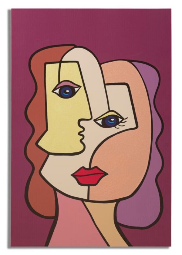 FACES IMPRESSAS PINTADAS NOVAS -B- CM 60X3X90