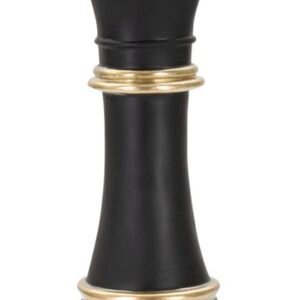 RAINHA PRETA E DOURADA CM Ø 9X25,5