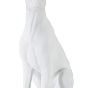 CÃO COM COROA BRANCA CM 20X12.5X33