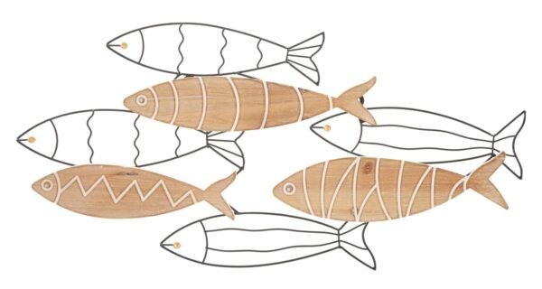 PAINEL DE PAREDE PEIXE 60X2X30 CM