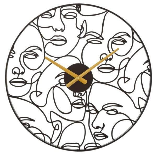 RELÓGIO DE PAREDE FACES Ø50X3,5 CM