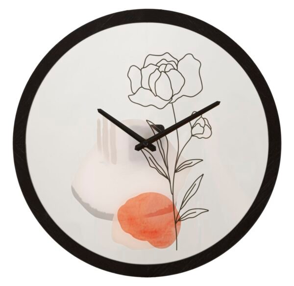RELÓGIO DE PAREDE FLOR -A- CM Ø 40X3,5
