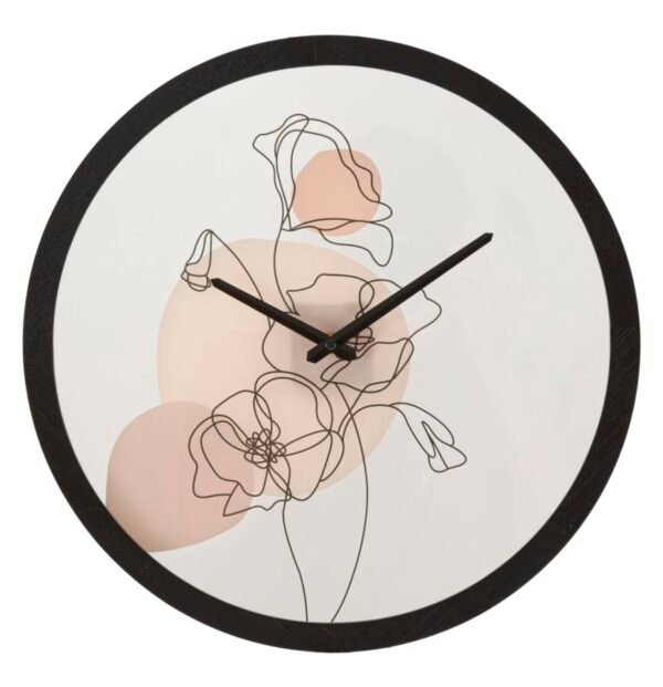 RELÓGIO DE PAREDE FLOR -B- CM Ø 40X3,5