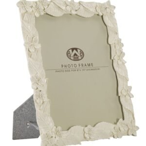 QUADRO FOLHA CREME 26X2X30,7 CM ( MEDIDA INTERNA 20X25 CM)