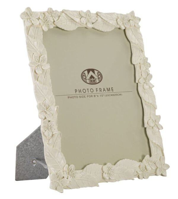 QUADRO FOLHA CREME 26X2X30,7 CM ( MEDIDA INTERNA 20X25 CM)