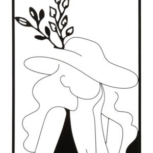 PAINEL DE FERRO ELEGANTE -A- CM 60X1X80