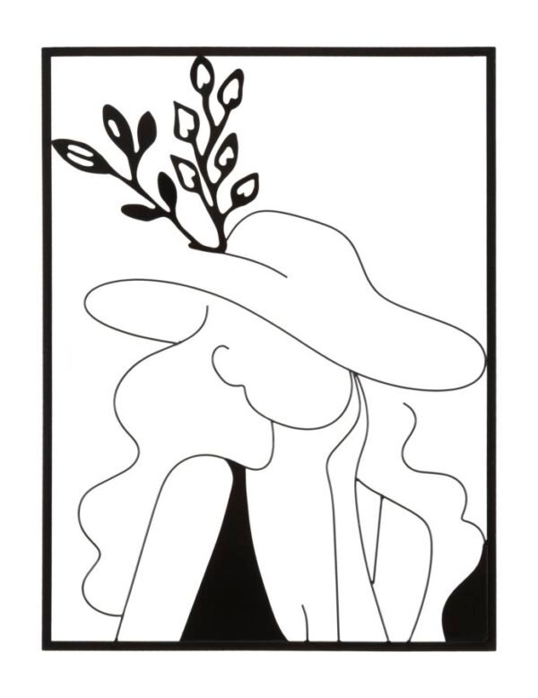PAINEL DE FERRO ELEGANTE -A- CM 60X1X80
