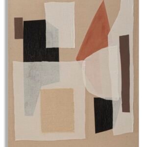 PINTURA EM TELA VERMELHA -A- 80X2,8X100 CM